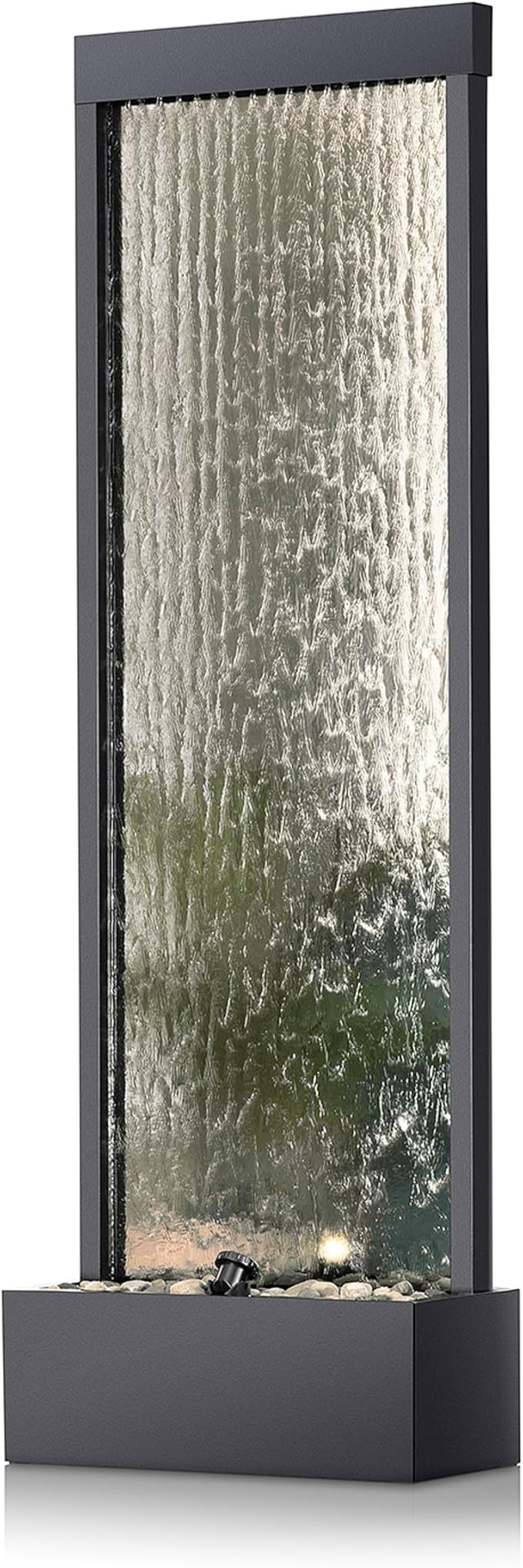 Zen Waterfall Fountain Mirror - Indoor Wall-mounted Waterscape/Outdoor Decoration,